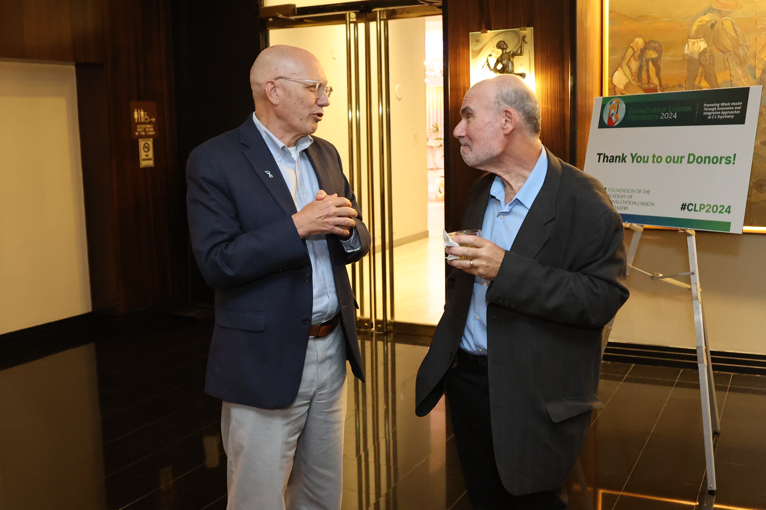 Donors to the ACLP Foundation were special guests at the president's reception.